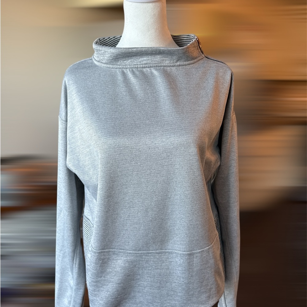 Champion Striped Cowl Neck Sweat shirt